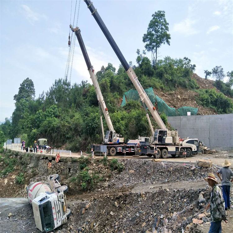 广州广州24小时应急道路救援吊装吊装现场实拍
